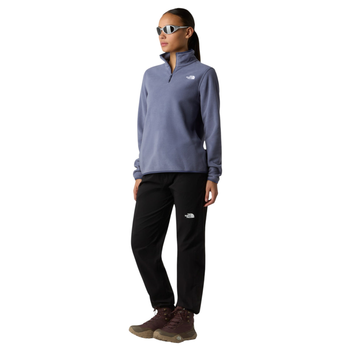 The North Face Women's Glacier Fleece 1/4 Zip Jacket Space / X-Small-Space / Small-Space / Medium-Space / Large-Space / X-Large #- 53 Degrees North 