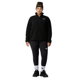 The North Face Women's Plus Glacier Fleece 1/4 Zip Jacket Space / 1X-Space / 2X-Space / 3X #- 53 Degrees North 