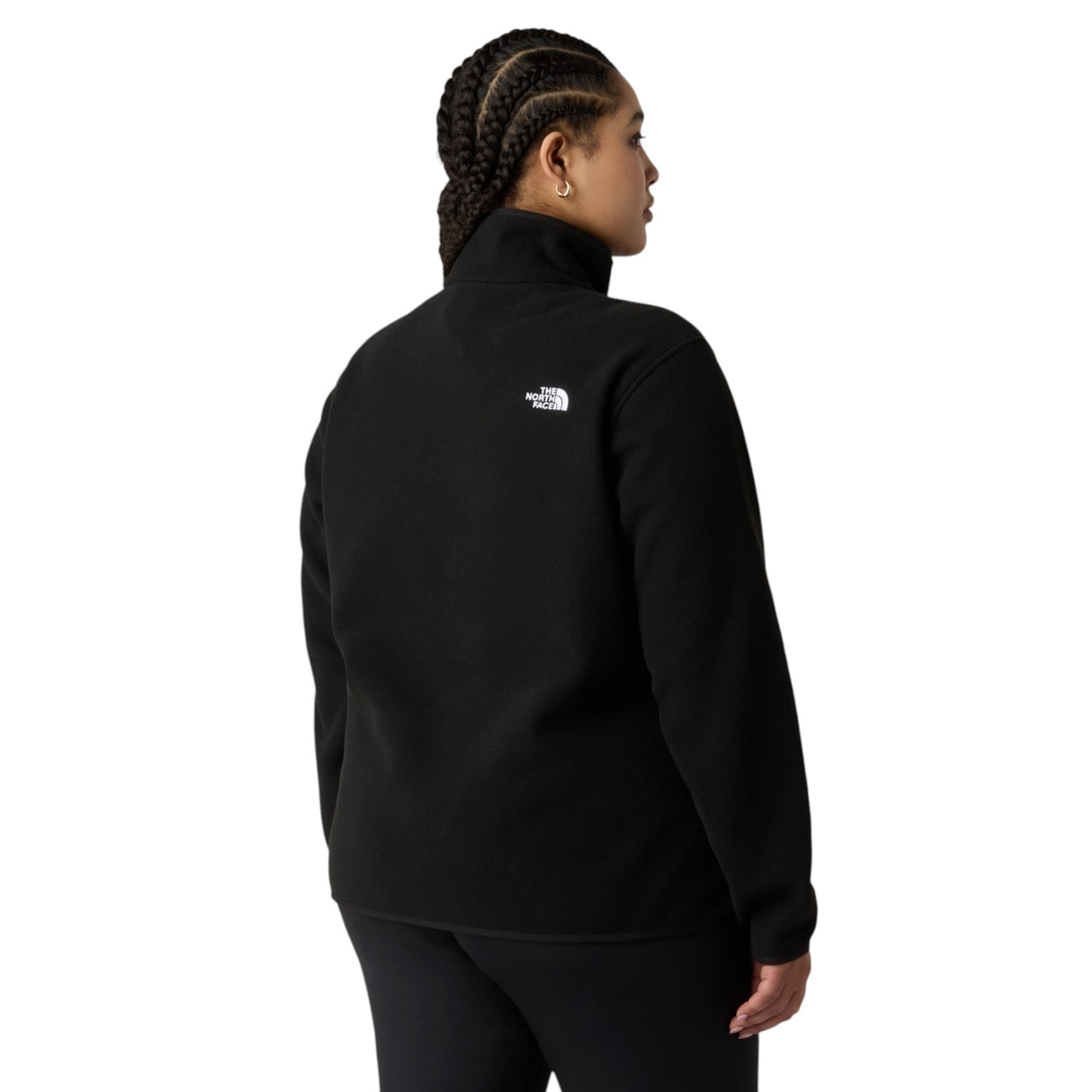 The North Face Women's Plus Glacier Fleece 1/4 Zip Jacket Space / 1X-Space / 2X-Space / 3X #- 53 Degrees North 