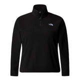 The North Face Women's Plus Glacier Fleece 1/4 Zip Jacket Space / 1X-Space / 2X-Space / 3X #- 53 Degrees North 
