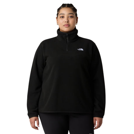 The North Face Women's Plus Glacier Fleece 1/4 Zip Jacket Space / 1X-Space / 2X-Space / 3X #- 53 Degrees North 