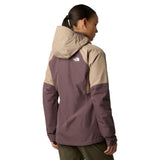 The North Face Women's Diablo Dynamic Zip-In Waterproof Jacket Mushroom Grey/Tawny Quartz / X-Small-Mushroom Grey/Tawny Quartz / Small-Mushroom Grey/Tawny Quartz / Medium-Mushroom Grey/Tawny Quartz / Large-Mushroom Grey/Tawny Quartz / X-Large #- 53 Degrees North 