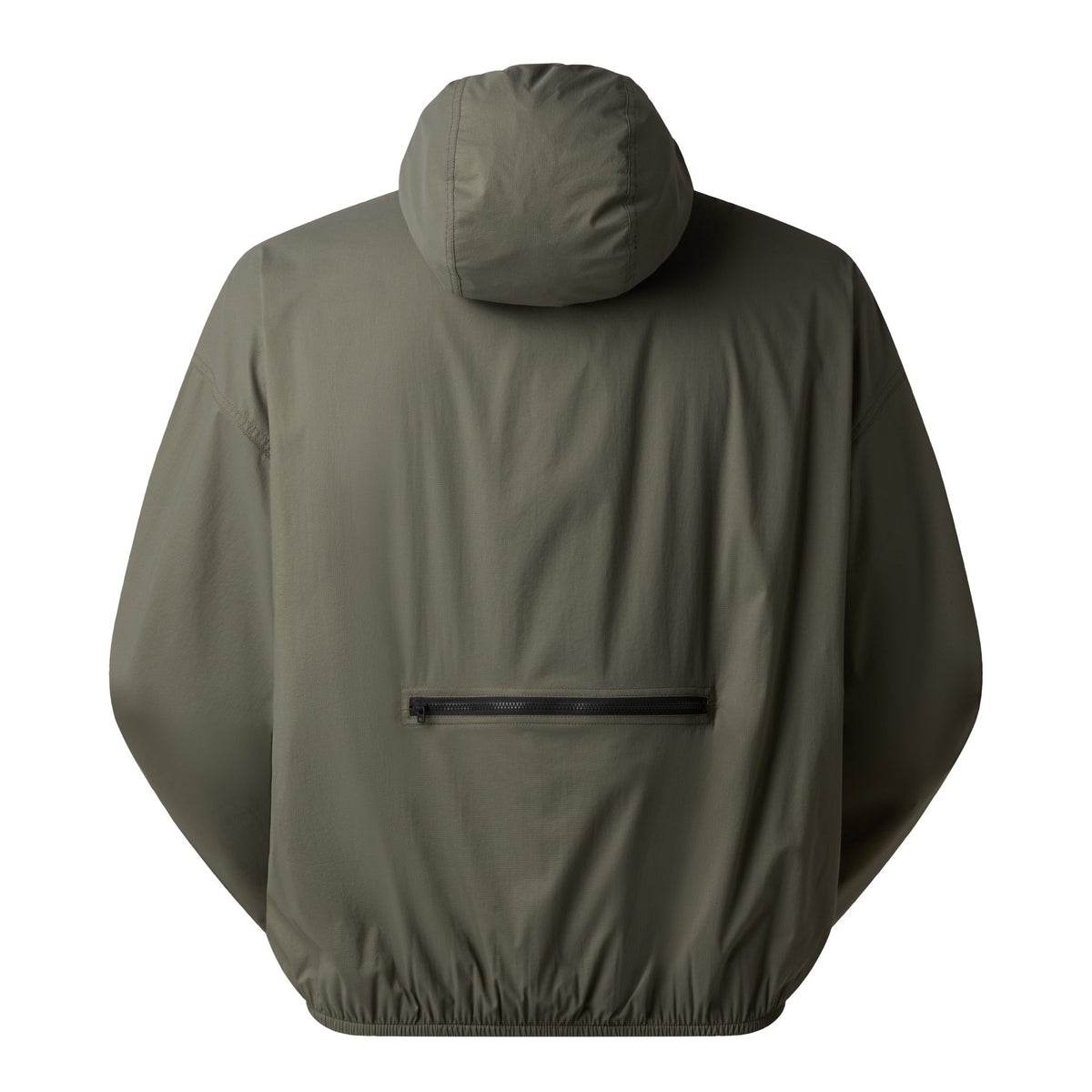 The North Face Men's TNF Red Box Packable Hooded Wind Jacket New Taupe Green / Small - 53 Degrees North