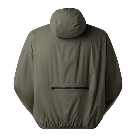 The North Face Men's TNF Red Box Packable Hooded Wind Jacket New Taupe Green / Small - 53 Degrees North