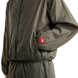 The North Face Men's TNF Red Box Packable Hooded Wind Jacket New Taupe Green / Small - 53 Degrees North