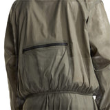 The North Face Men's TNF Red Box Packable Hooded Wind Jacket New Taupe Green / Small - 53 Degrees North