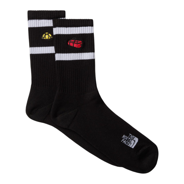 The North Face Everyday Crew TNF Icons Socks - 2 Pack TNF Black / X-Small-TNF Black / Small-TNF Black / Medium-TNF Black / Large-White Dune / X-Small #- 53 Degrees North 