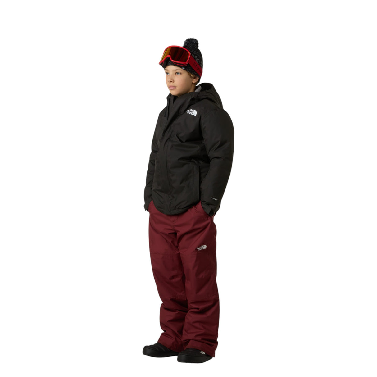The North Face Teen Snowquest Ski Jacket TNF Black / Age 5-6-TNF Black / Age 7-8-TNF Black / Age 9-10-TNF Black / Age 11-12-TNF Black / Age 14-16 #- 53 Degrees North 