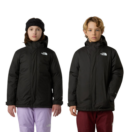 The North Face Teen Snowquest Ski Jacket TNF Black / Age 5-6-TNF Black / Age 7-8-TNF Black / Age 9-10-TNF Black / Age 11-12-TNF Black / Age 14-16 #- 53 Degrees North 