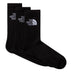 The North Face Everyday Standard Crew Socks - 3 Pack TNF Black / Medium - 53 Degrees North