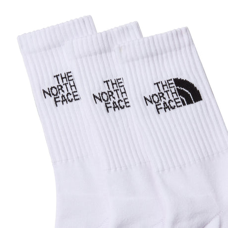 The North Face Everyday Standard Crew Socks - 3 Pack TNF White / Medium - 53 Degrees North