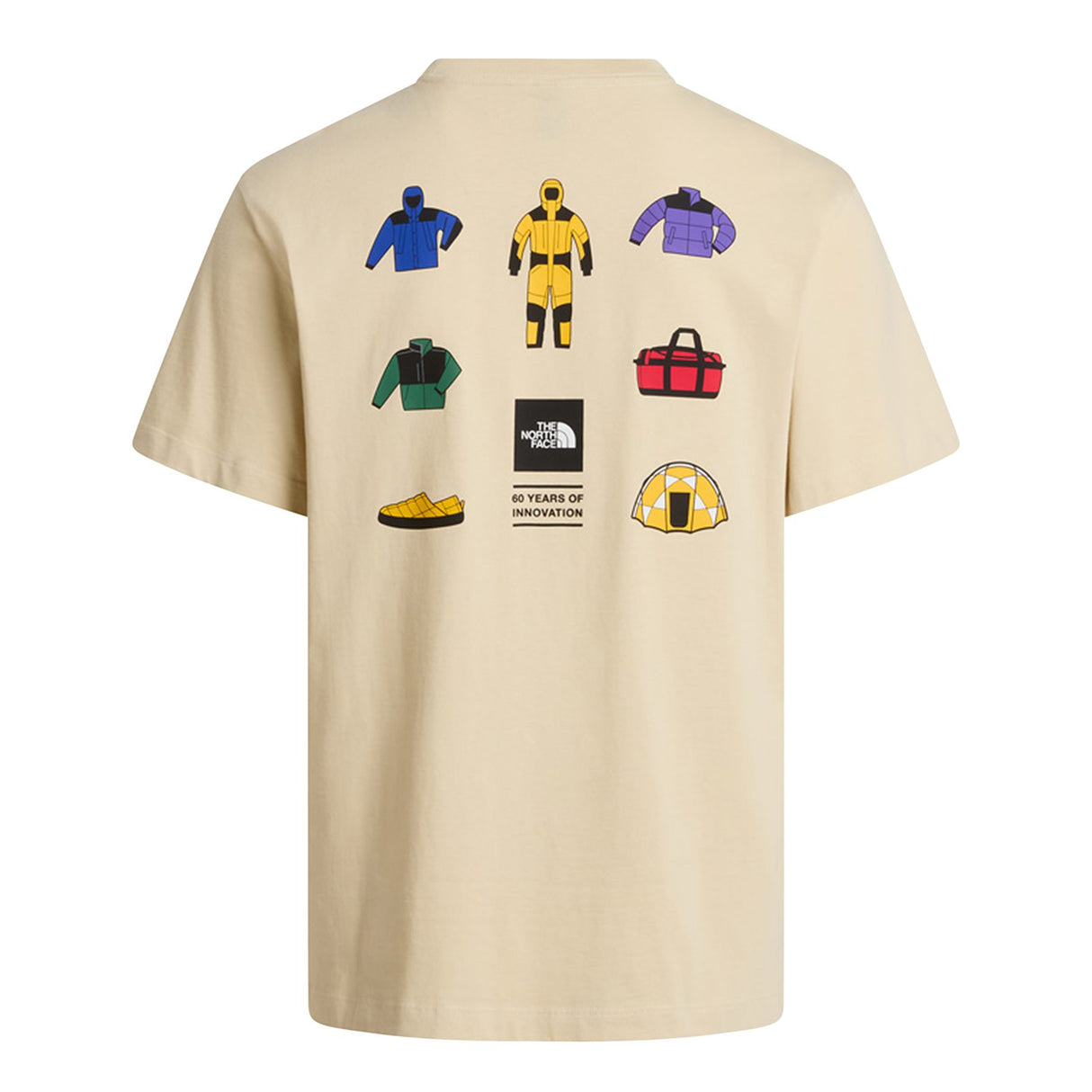 The North Face Men's Icon Celebration T-Shirt Desert Stone / Small-Desert Stone / Medium-Desert Stone / Large-Desert Stone / X-Large-Desert Stone / XX-Large #- 53 Degrees North 