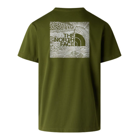 The North Face Men's Box NSE Celebration T-Shirt Woodland Green / Small-Woodland Green / Medium-Woodland Green / Large-Woodland Green / X-Large-Woodland Green / XX-Large #- 53 Degrees North 