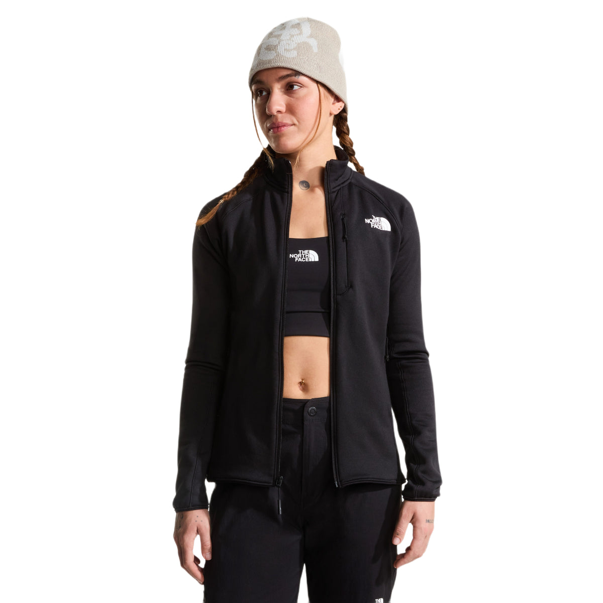 The North Face Women's Meteora Polartec Power Stretch Full-Zip Jacket TNF Black / X-Small - 53 Degrees North