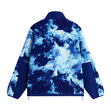 The North Face Men's Yumiori Off-Peak Printed Full-Zip Fleece Jacket Bold Blue Granitic Rock / X-Small - 53 Degrees North