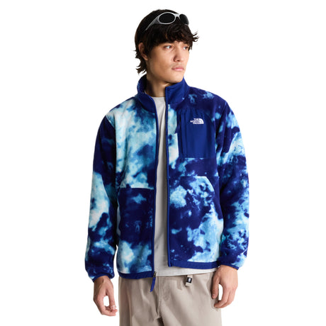 The North Face Men's Yumiori Off-Peak Printed Full-Zip Fleece Jacket Bold Blue Granitic Rock / X-Small - 53 Degrees North