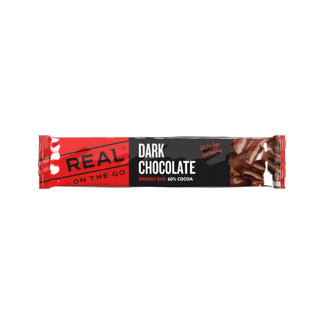 Real Turmat Dark Chocolate Energy Bar 25g Red #- 53 Degrees North 