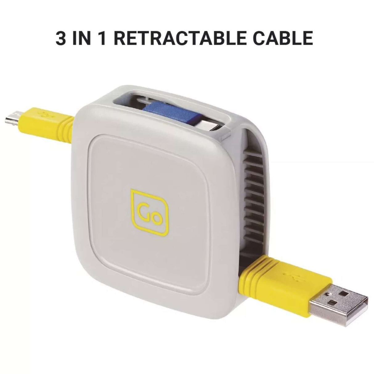 Go Travel 3 In 1 Retractable Connector Cable Default Title #- 53 Degrees North 