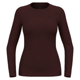 ODLO Women's Active Warm Eco Baselayer Top Fudge / X-Small-Fudge / Small-Fudge / Medium-Fudge / Large-Fudge / X-Large #- 53 Degrees North 