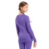 Odlo Kids' Active Warm Baselayer Top Crew Neck Afterparty / Age 3-4-Afterparty / Age 5-6-Afterparty / Age 7-8-Afterparty / Age 9-10-Afterparty / Age 11-12 #- 53 Degrees North 