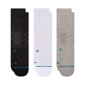 Stance Run Light Crew Socks - 3 Pack Multi / Small (UK 3-5.5)-Multi / Medium (UK 5.5-8)-Multi / Large (UK 8.5-11.5) #- 53 Degrees North 