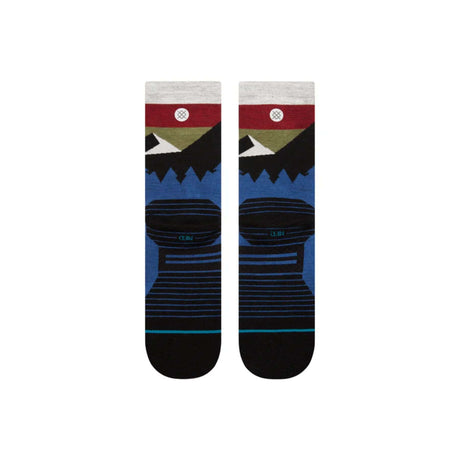 Stance Light Wool Crew Socks Black/Red / Medium (UK 5.5-8)-Black/Red / Large (UK 8.5-11.5)-Cobalt Blue / Medium (UK 5.5-8)-Cobalt Blue / Large (UK 8.5-11.5) #- 53 Degrees North 