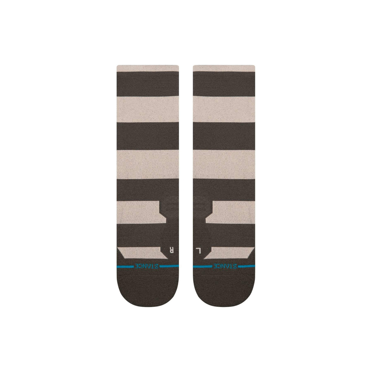 Stance Stack It Up Light Crew Socks Washed Black / Medium (UK 5.5-8)-Washed Black / Large (UK 8.5-11.5) #- 53 Degrees North 
