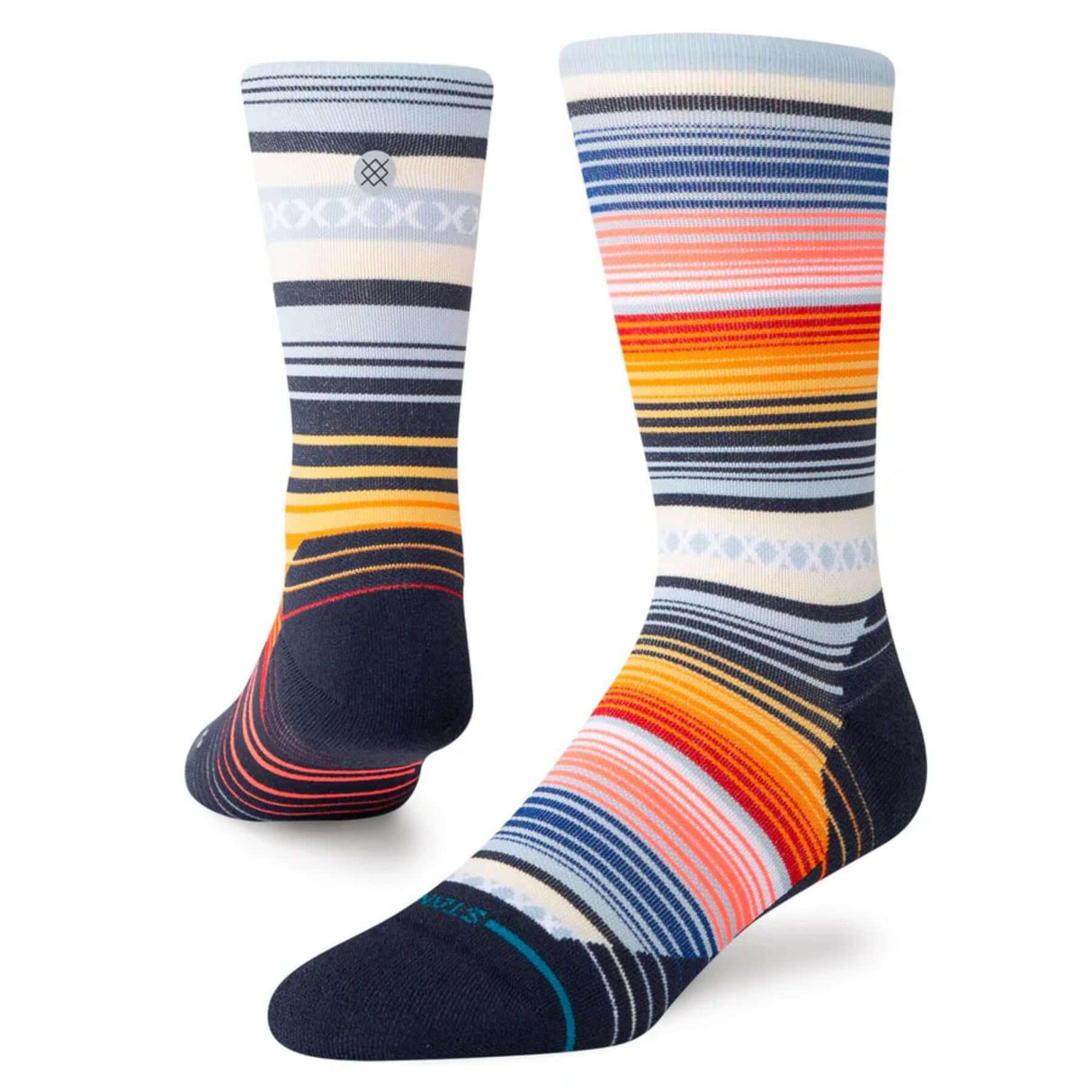 Stance Curren Light Crew Socks Iceblue / Medium (UK 5.5-8)-Iceblue / Large (UK 8.5-11.5) #- 53 Degrees North 