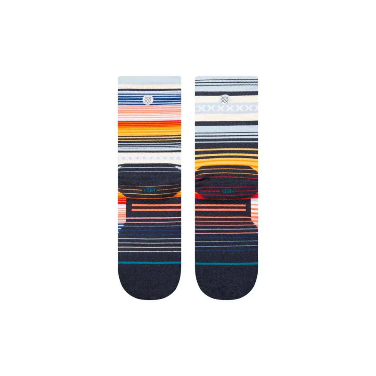 Stance Curren Light Crew Socks Iceblue / Medium (UK 5.5-8)-Iceblue / Large (UK 8.5-11.5) #- 53 Degrees North 