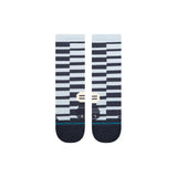 Stance Zippin Light Crew Socks Iceblue / Large (UK 8.5-11.5) #- 53 Degrees North 