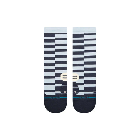 Stance Zippin Light Crew Socks Iceblue / Large (UK 8.5-11.5) #- 53 Degrees North 