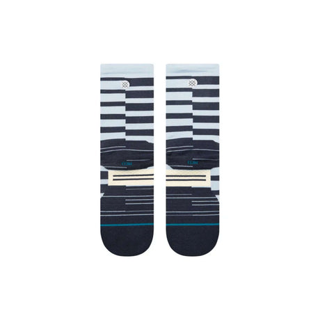 Stance Zippin Light Crew Socks Iceblue / Large (UK 8.5-11.5) #- 53 Degrees North 