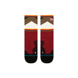 Stance Jimmy Chin Mid Wool Crew Socks Red / Medium (UK 5.5-8)-Red / Large (UK 8.5-11.5) #- 53 Degrees North 
