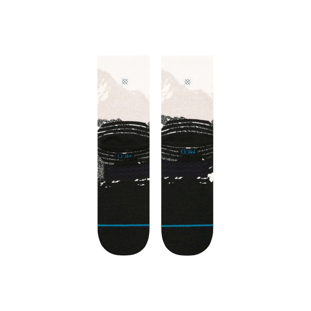 Stance Out Of Range Hike Crew Socks Canvas / Medium (UK 5.5-8)-Canvas / Large (UK 8.5-11.5) #- 53 Degrees North 