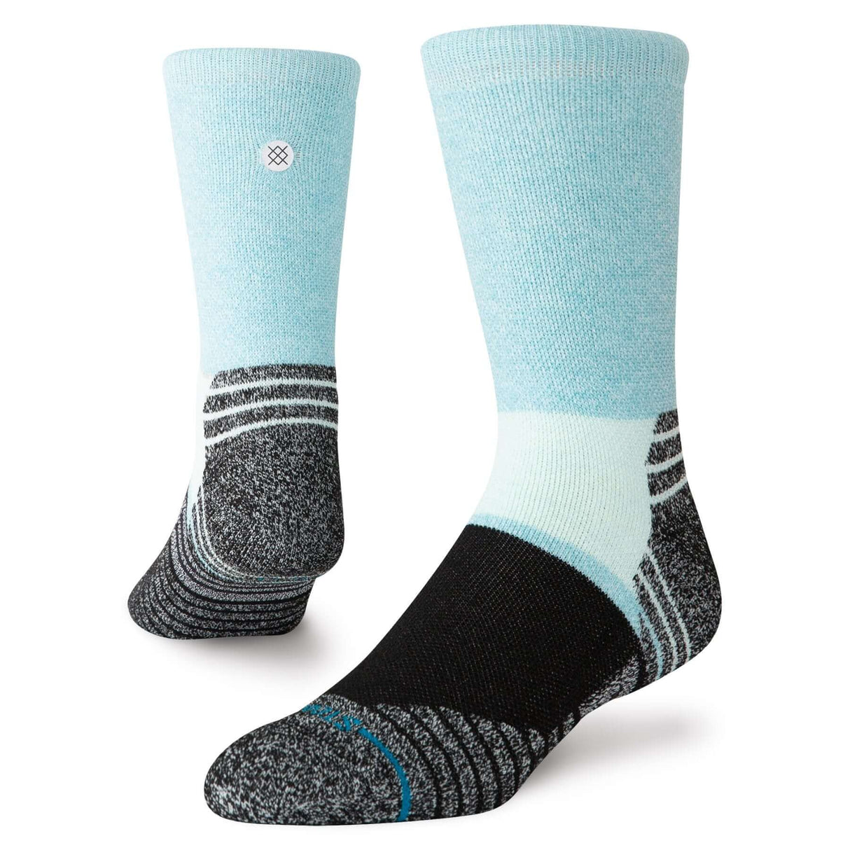 Stance Turnpike Loop Hike Crew Hiking Socks Ice Blue / Small (UK 3-5.5)-Ice Blue / Medium (UK 5.5-8)-Ice Blue / Large (UK 8.5-11.5)-Orchid / Small (UK 3-5.5)-Orchid / Medium (UK 5.5-8) #- 53 Degrees North 
