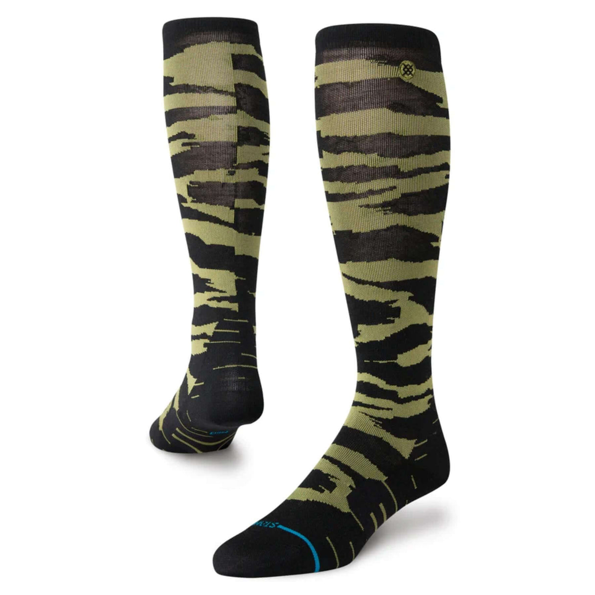 Stance Creeky Meadow Ultralight Wool Snow Socks Black / Medium (UK 5.5-8)-Black / Large (UK 8.5-11.5) #- 53 Degrees North 