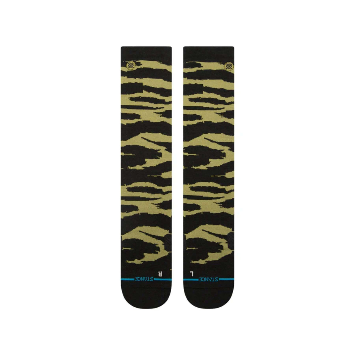 Stance Creeky Meadow Ultralight Wool Snow Socks Black / Medium (UK 5.5-8)-Black / Large (UK 8.5-11.5) #- 53 Degrees North 