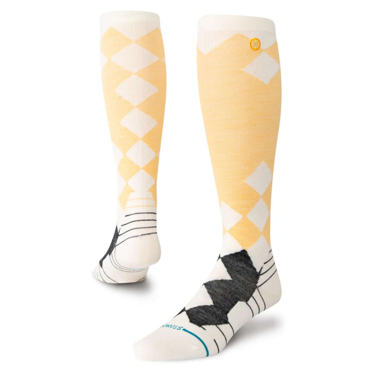 Stance Dymound Ultralight Wool Snow Socks Cream / Small (UK 3-5.5)-Cream / Medium (UK 5.5-8) #- 53 Degrees North 