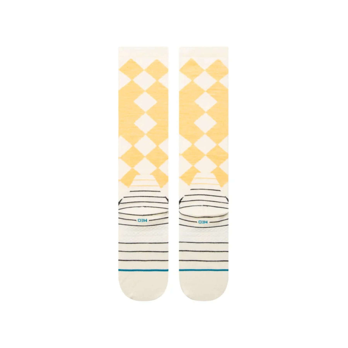Stance Dymound Ultralight Wool Snow Socks Cream / Small (UK 3-5.5)-Cream / Medium (UK 5.5-8) #- 53 Degrees North 