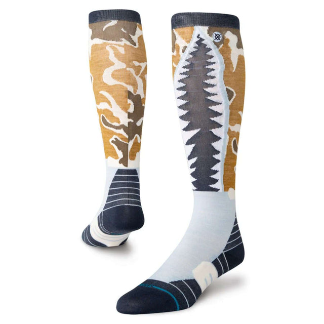 Stance Warbird Ultralight Wool Snow Socks Iceblue / Medium (UK 5.5-8)-Iceblue / Large (UK 8.5-11.5) #- 53 Degrees North 