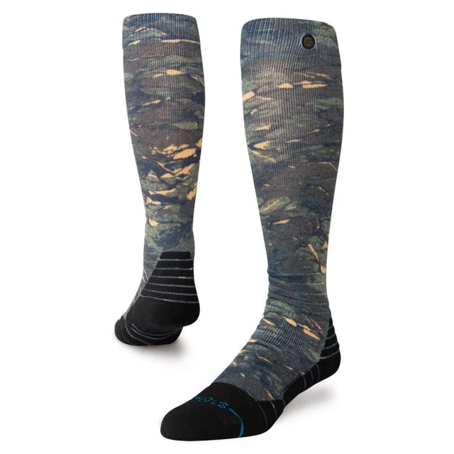 Stance Rompin Mid Poly Snow Socks Camo / Medium (UK 5.5-8)-Camo / Large (UK 8.5-11.5) #- 53 Degrees North 