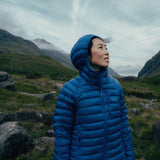 Rab Women's Microlight Alpine Hooded Jacket Dark Bluebird / X-Small - 53 Degrees North