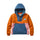 Passenger Women's Alexander 2.0 Hooded Polar Fleece Pullover Dark Denim/Sunset Orange / X-Small-Dark Denim/Sunset Orange / Small-Dark Denim/Sunset Orange / Medium-Dark Denim/Sunset Orange / Large-Dark Denim/Sunset Orange / X-Large #- 53 Degrees North 