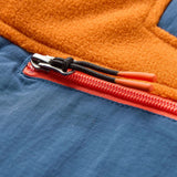 Passenger Women's Alexander 2.0 Hooded Polar Fleece Pullover Dark Denim/Sunset Orange / X-Small-Dark Denim/Sunset Orange / Small-Dark Denim/Sunset Orange / Medium-Dark Denim/Sunset Orange / Large-Dark Denim/Sunset Orange / X-Large #- 53 Degrees North 