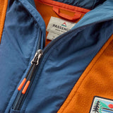 Passenger Women's Alexander 2.0 Hooded Polar Fleece Pullover Dark Denim/Sunset Orange / X-Small-Dark Denim/Sunset Orange / Small-Dark Denim/Sunset Orange / Medium-Dark Denim/Sunset Orange / Large-Dark Denim/Sunset Orange / X-Large #- 53 Degrees North 