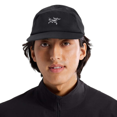 Arc'teryx Gamma 5 Panel Hat Black/Arctic Silk / Small/Medium-Black/Arctic Silk / Large/X-Large - 53 Degrees North 