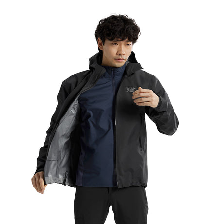 Arc'teryx Men's Beta GORE-TEX Waterproof Jacket Black / Small-Black / Medium-Black / Large-Black / X-Large-Spotlight / Small - 53 Degrees North 
