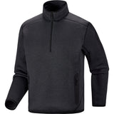 Arc'teryx Men's Covert 1/2 Zip Black Heather / Small - 53 Degrees North