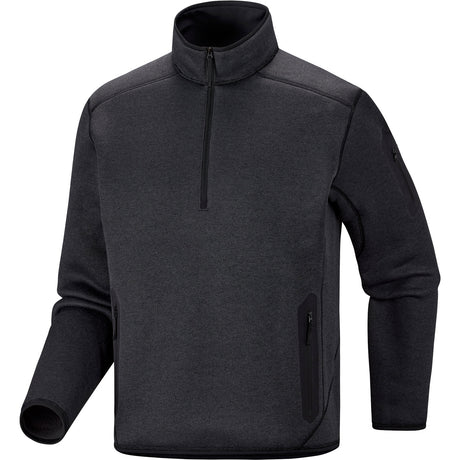 Arc'teryx Men's Covert 1/2 Zip Black Heather / Small - 53 Degrees North