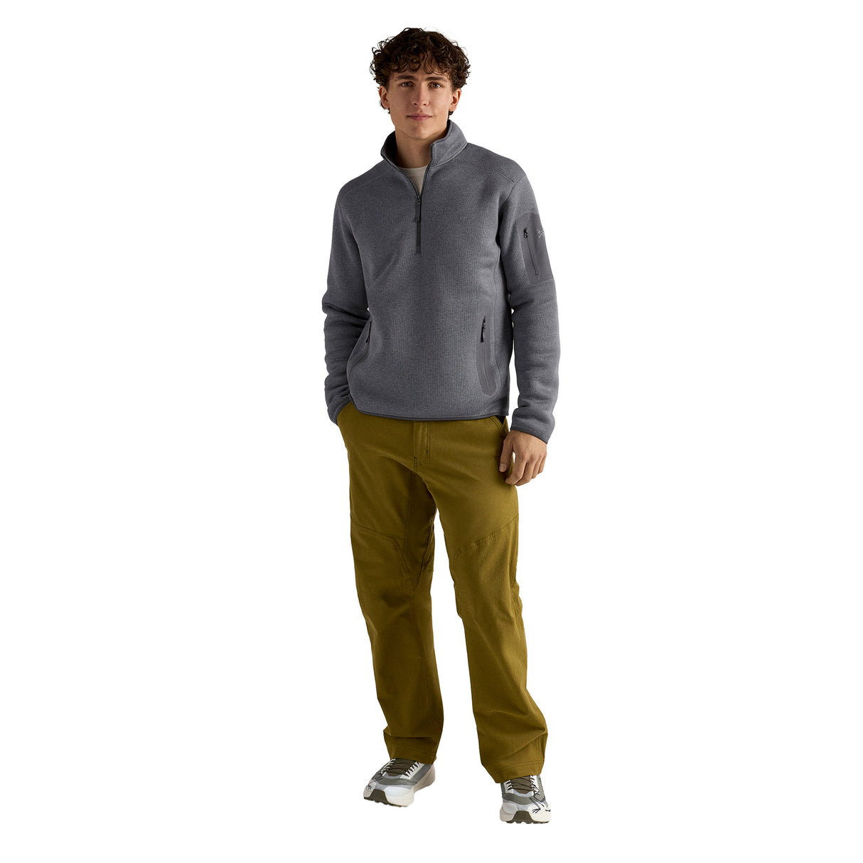 Arc'teryx Men's Covert 1/2 Zip Black Heather / Small - 53 Degrees North